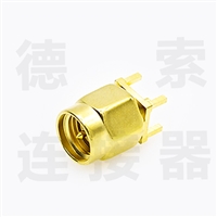 德索SMA连接器公直式插孔铜镀金标准50欧姆