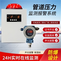 燃气管道压力报警器 防爆联动切断阀 天然气高低压监测探测器
