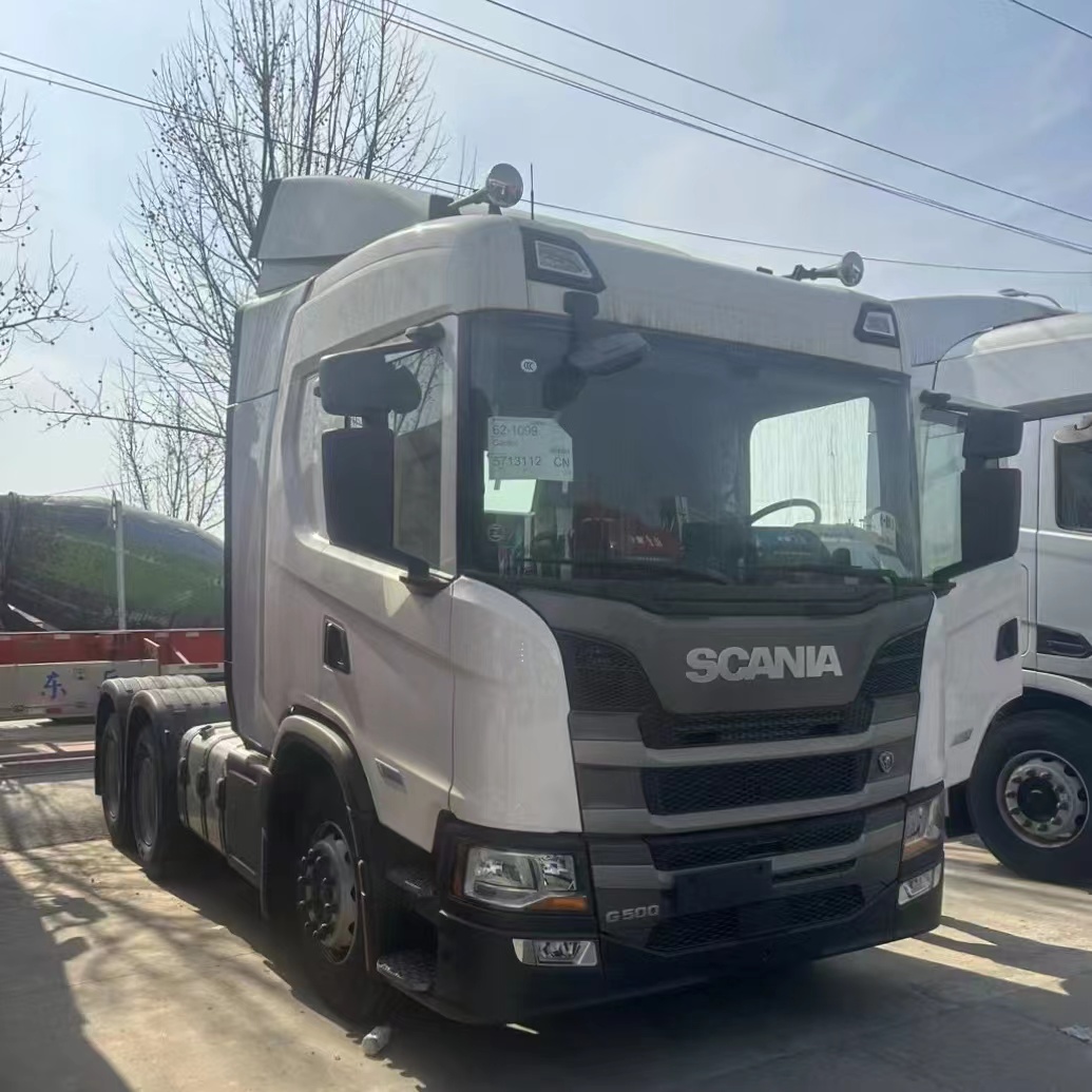 斯坦尼亚G500 国六带液缓 6X4气囊桥带后桥提升，开合格证发票