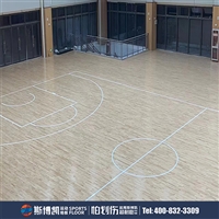 斯博凯 五角枫木 多场地可定制 运动地板 篮球场专用地板厂家