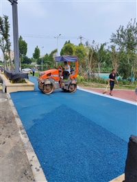 岳阳市彩色沥青路面施工 颜色鲜艳 全国发货人行道彩色路面材料