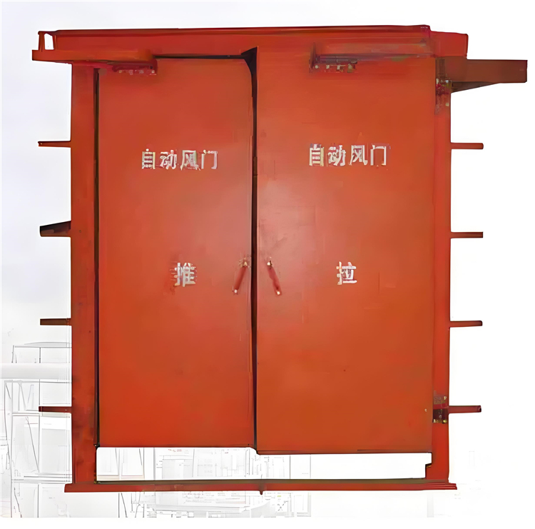 煤矿井下用MFHSL防火栅栏两用门  双向手动无压风门
