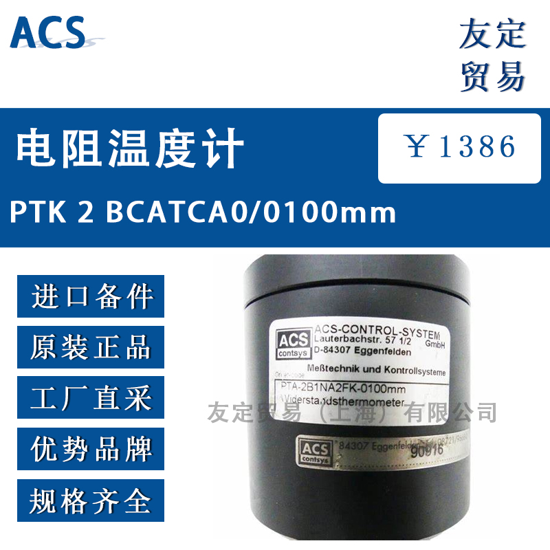 ACS PTK 2 BCATCA0/0100mm电阻温度计