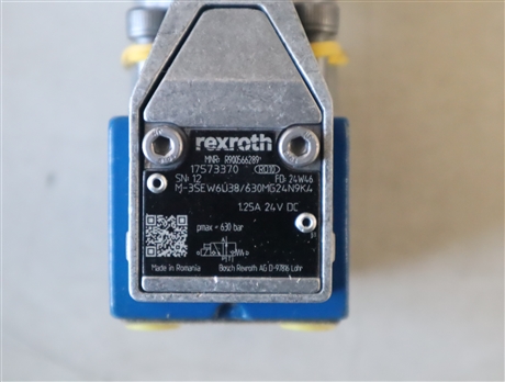 M-3SEW6U3X/630MG24N9K4 R900566289 德国REXROTH力士乐电磁球阀