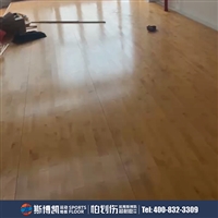 斯博凯五角枫木A级 单层龙骨 篮球场运动地板