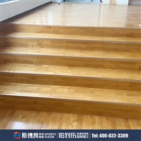 斯博凯枫桦木双层龙骨20厚斜铺 羽毛球场运动地板