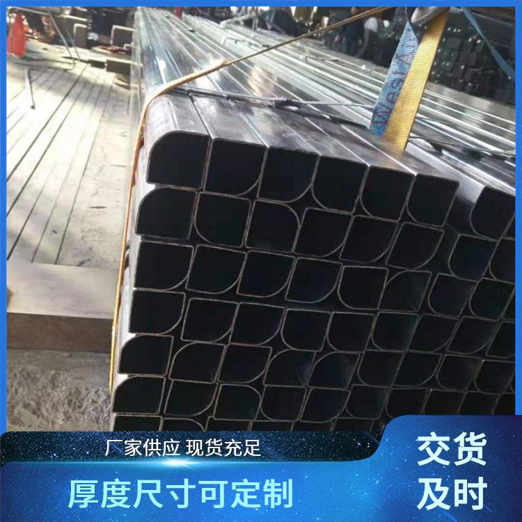 40*80 厚壁扇形管厂家 耐磨抗压性能好 安装简便快捷省事