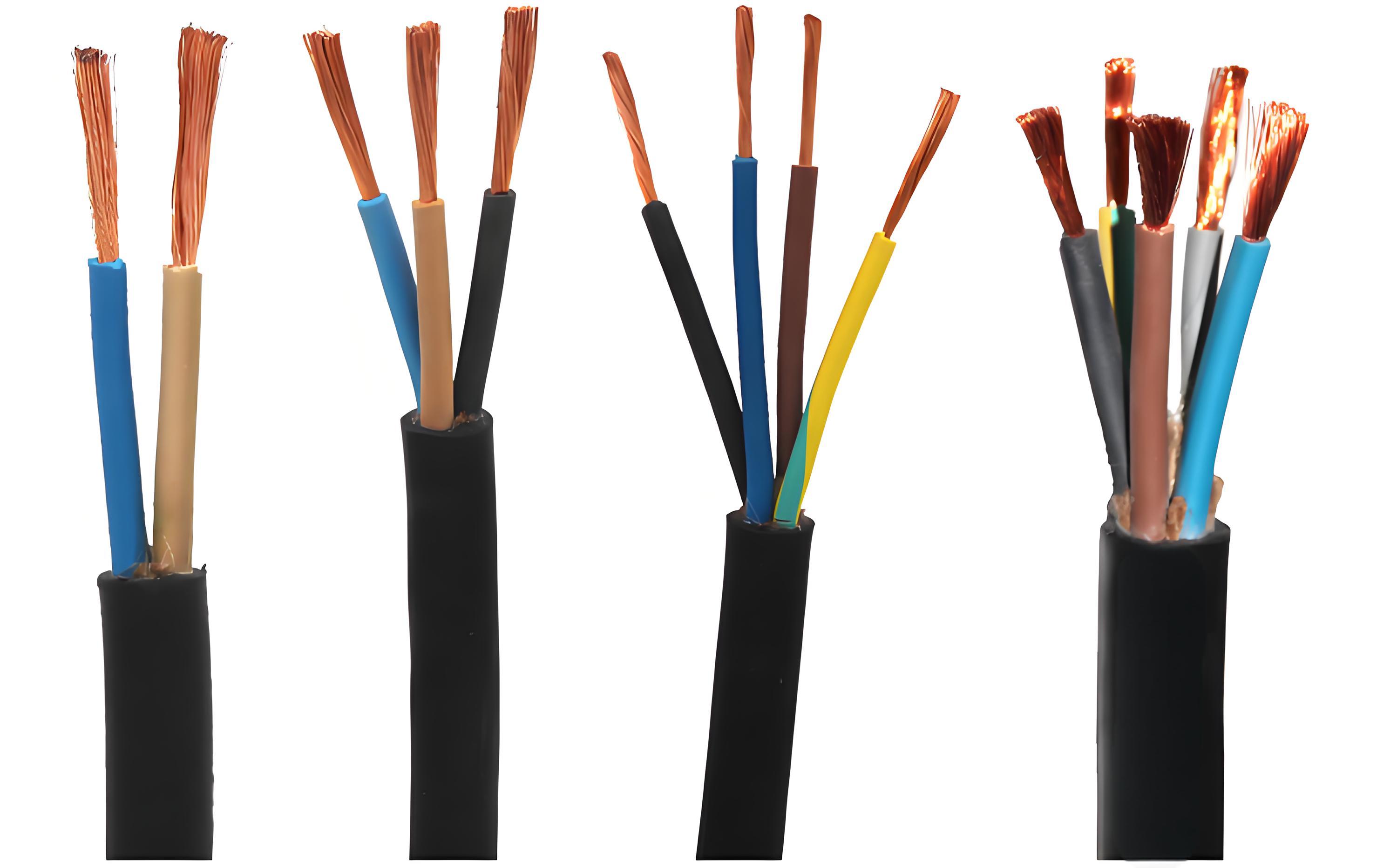 中型橡套软电缆 YZW300/500V