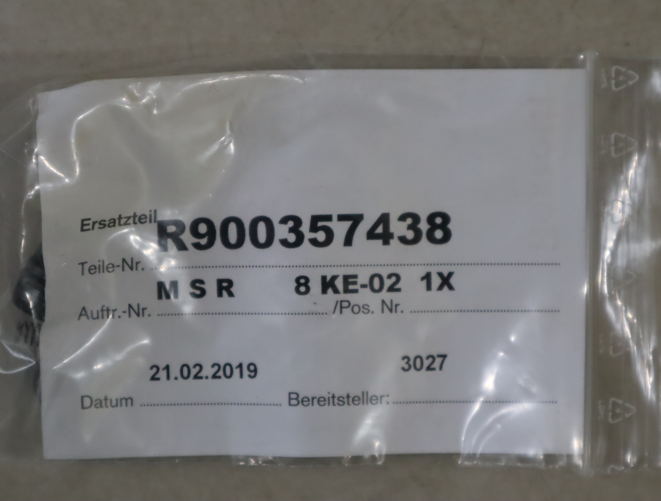 M SR 8 KE-02 1X M-SR8KE02-1X R900357438 力士乐REXROTH单向阀