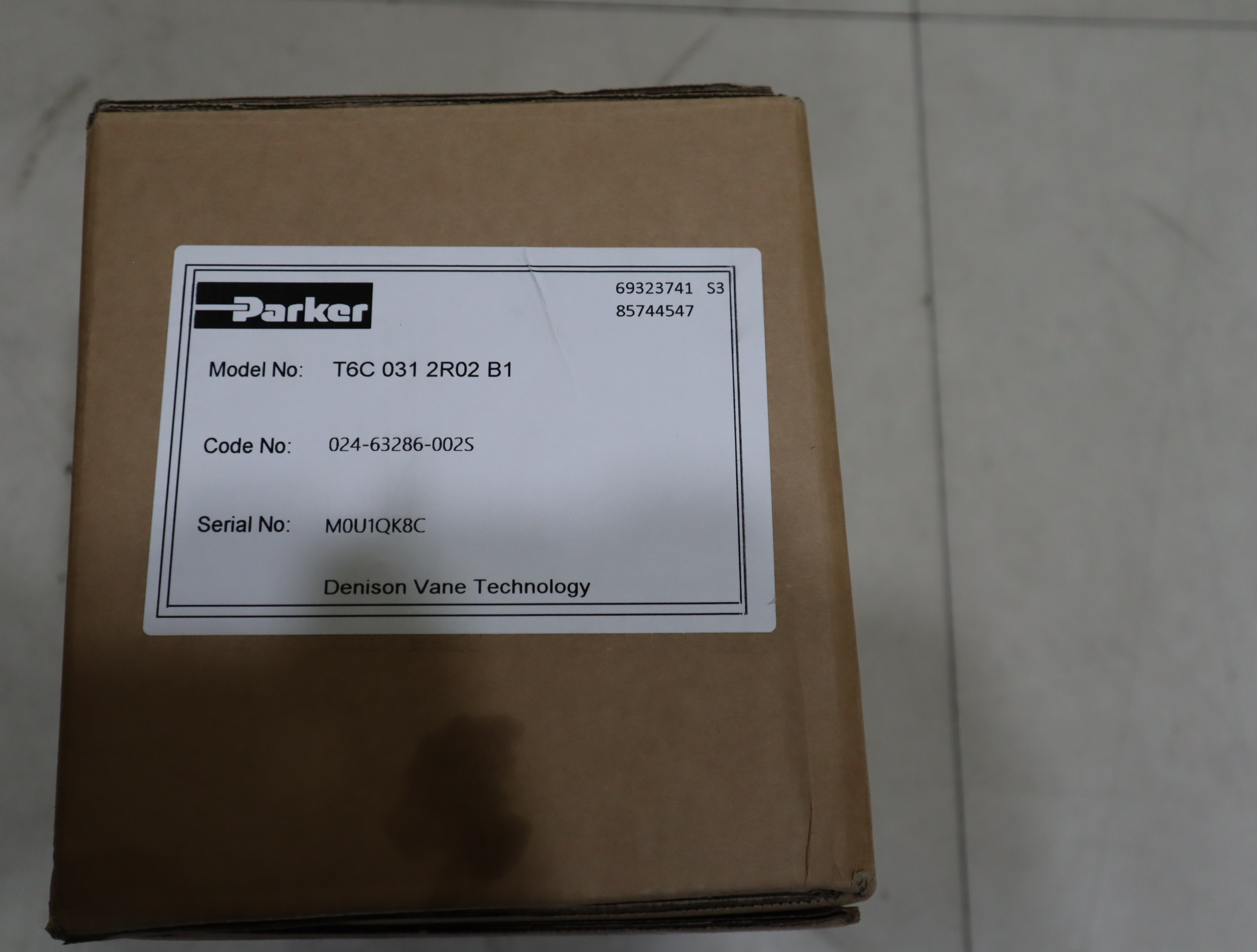 024-63286-002S T6C 031 2R02 B1 派克PARKER叶片泵 丹尼逊DENISON