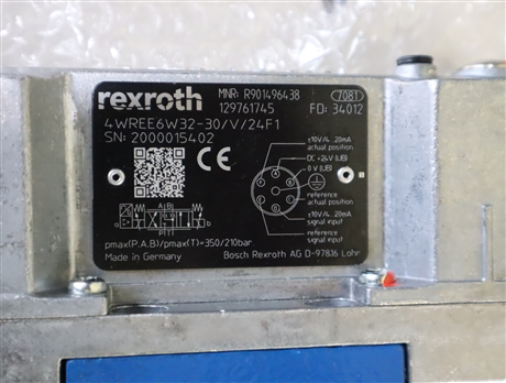 4WREE6W32-3X/V/24F1 R901496438 德国力士乐REXROTH比例阀