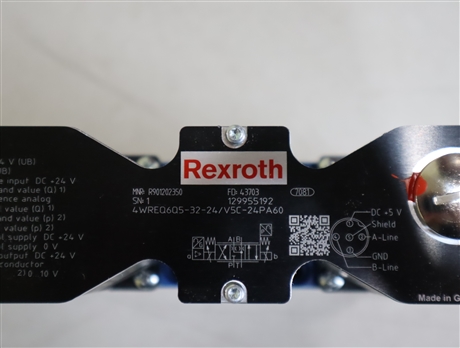 4WREQ6Q5-32-2X/V5C-24PA60 R901202350 德国力士乐REXROTH比例阀