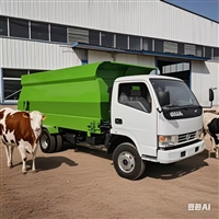 双边牛羊饲喂车 养牛场全自动投料车 饲喂撒草机