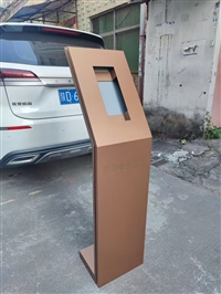 小区大厅门口机立柱不锈钢支架