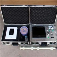 公英制转换隧道电视 测量深度可选管道探测仪 推车式井下电视