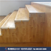 斯博凯枫桦木A级 单层龙骨20厚斜铺 篮球场操场运动地板