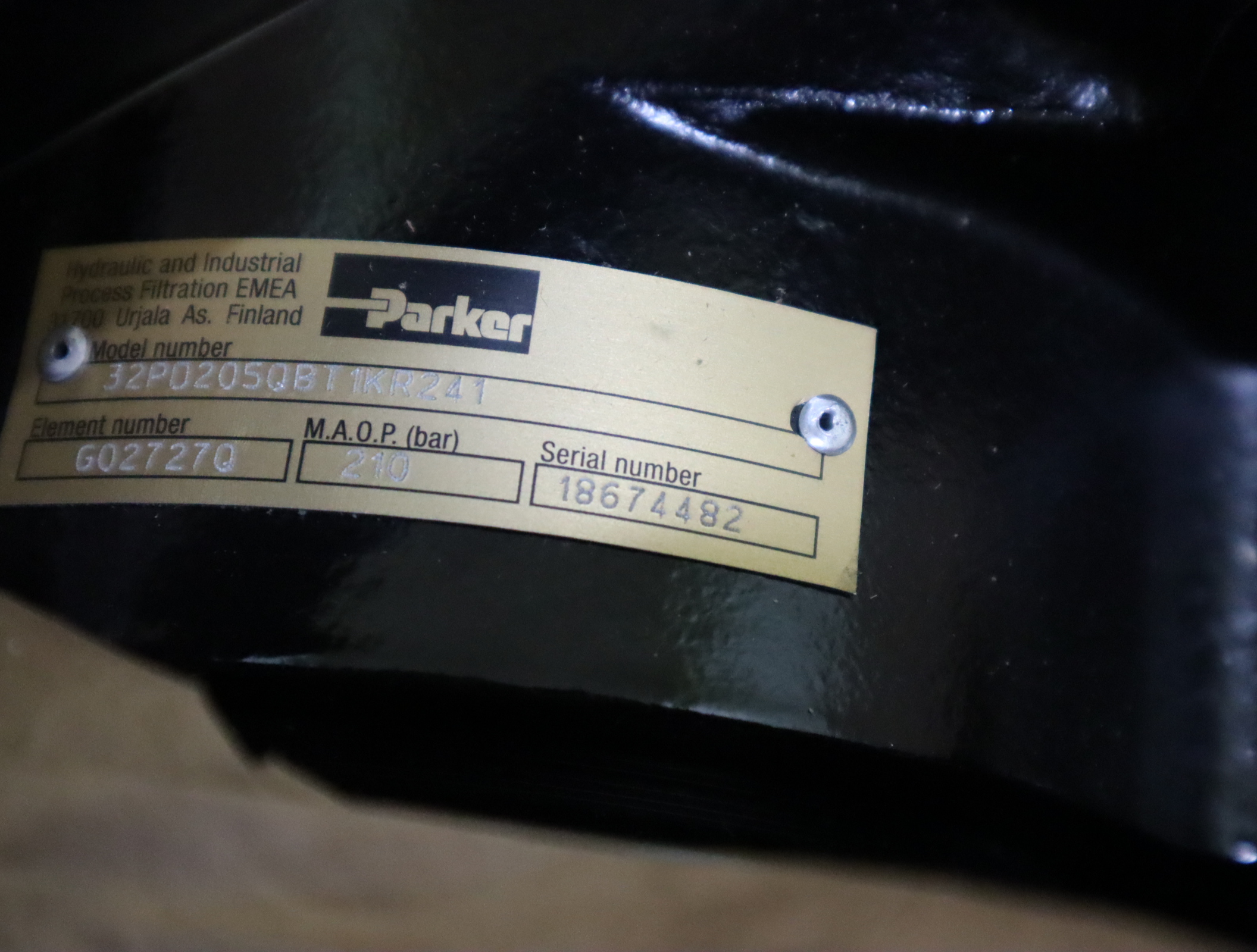 32PD205QBT1KR241 G02727Q 美国PARKER派克 气动元件