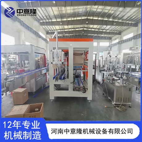 自动跌落式装箱机 日化装箱生产线 PLC控制操作