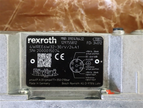 4WREE6W32-31/V/24A1 R901496432 德国力士乐REXROTH比例阀