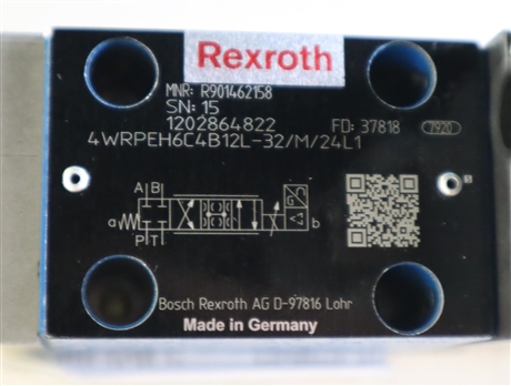 4WRPEH6C4B12L-3X/M/24L1 R901462158 德国力士乐REXROTH比例阀