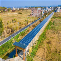 太阳能发电长廊 绿色环保 光伏凉亭连廊 景观走廊 低碳经济