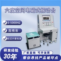 六度空间电磁式振动台