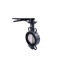 D71X-16C 手动软密封蝶阀  碳钢 可定制规格材质