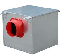 单向流静音管道风机