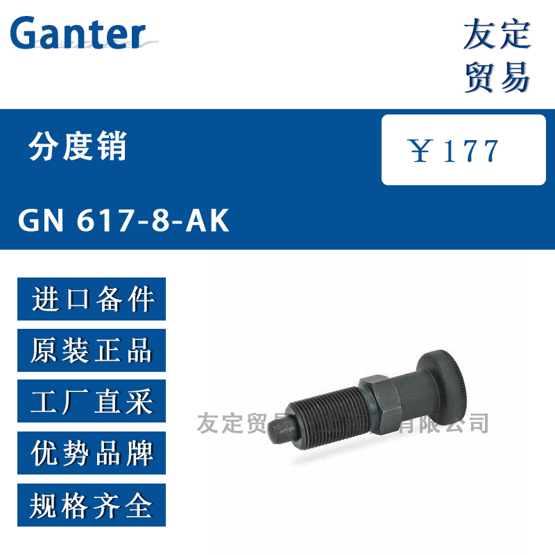 Ganter GN 617-8-AK分度销