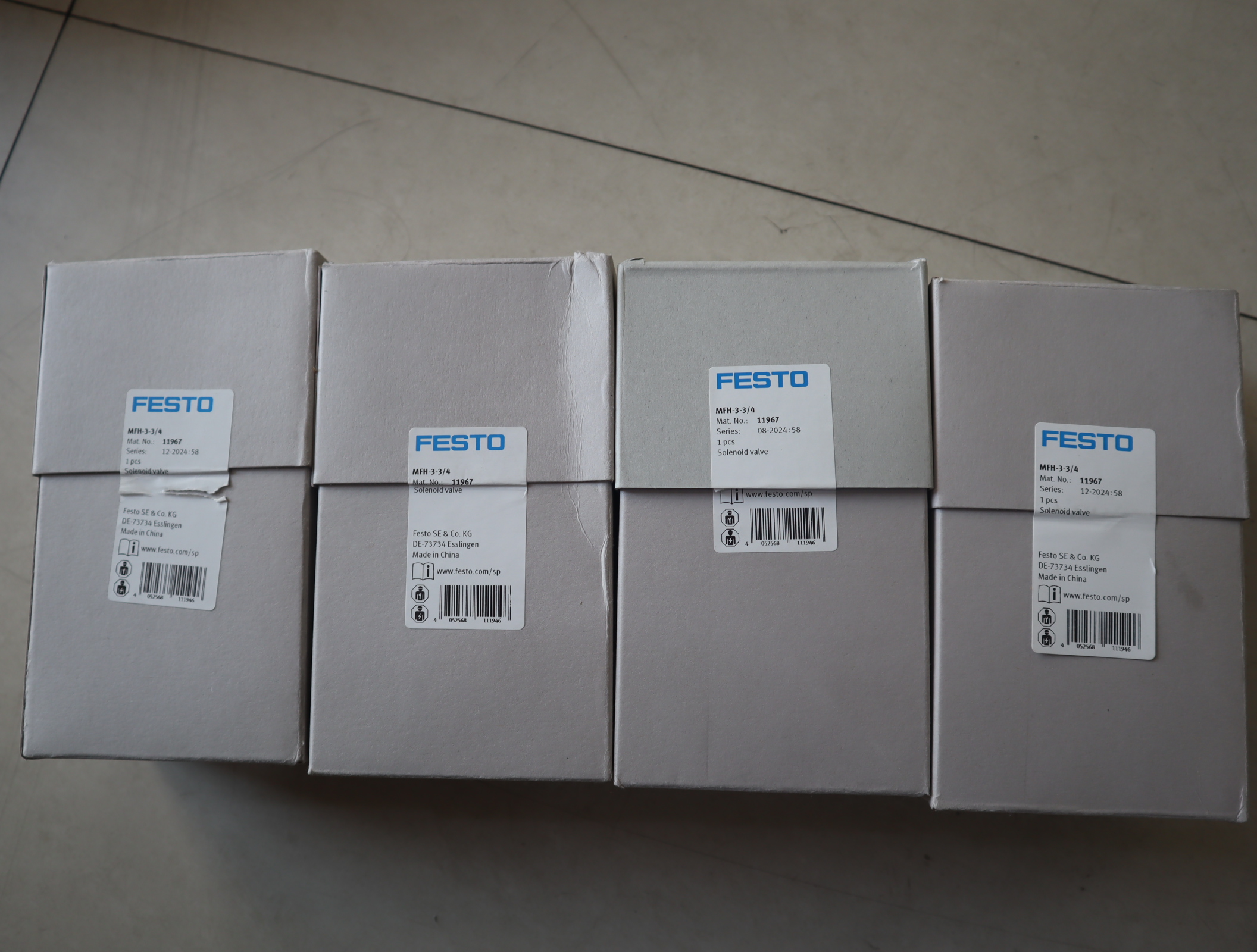 11967 MFH-3-3/4 德国FESTO费斯托气动阀