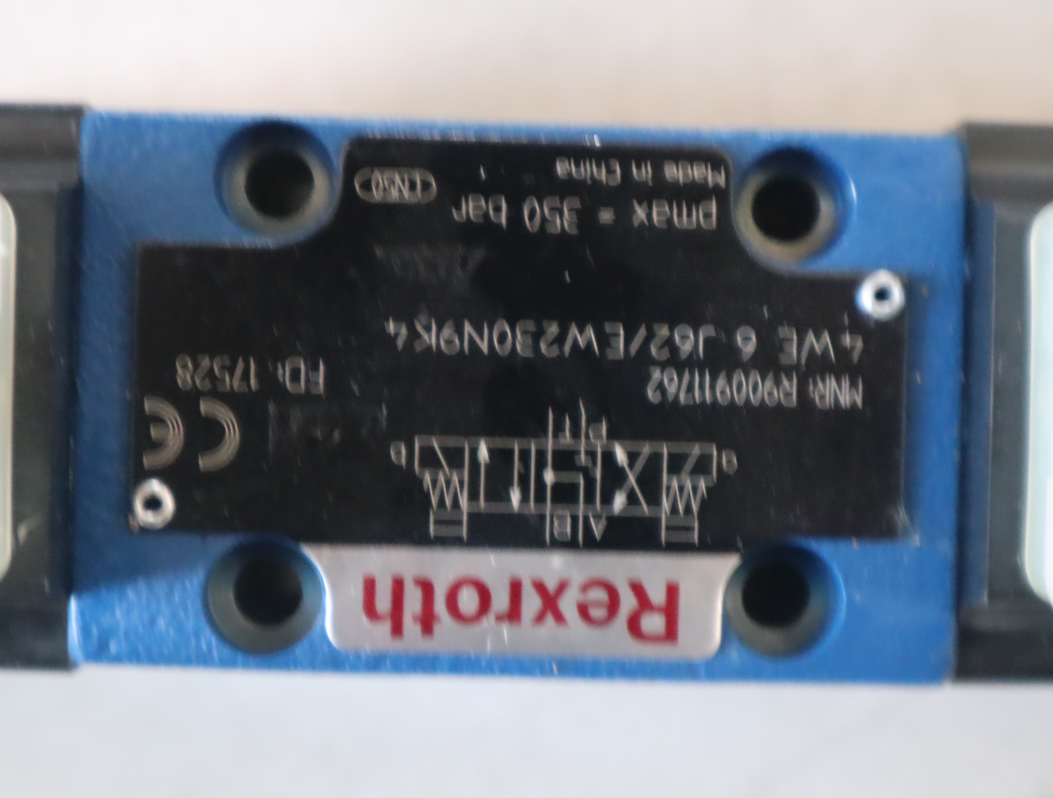 4WE6J62/EW230N9K4 4WE6J6X/EW230N9K4 R900911762 力士乐REXROTH