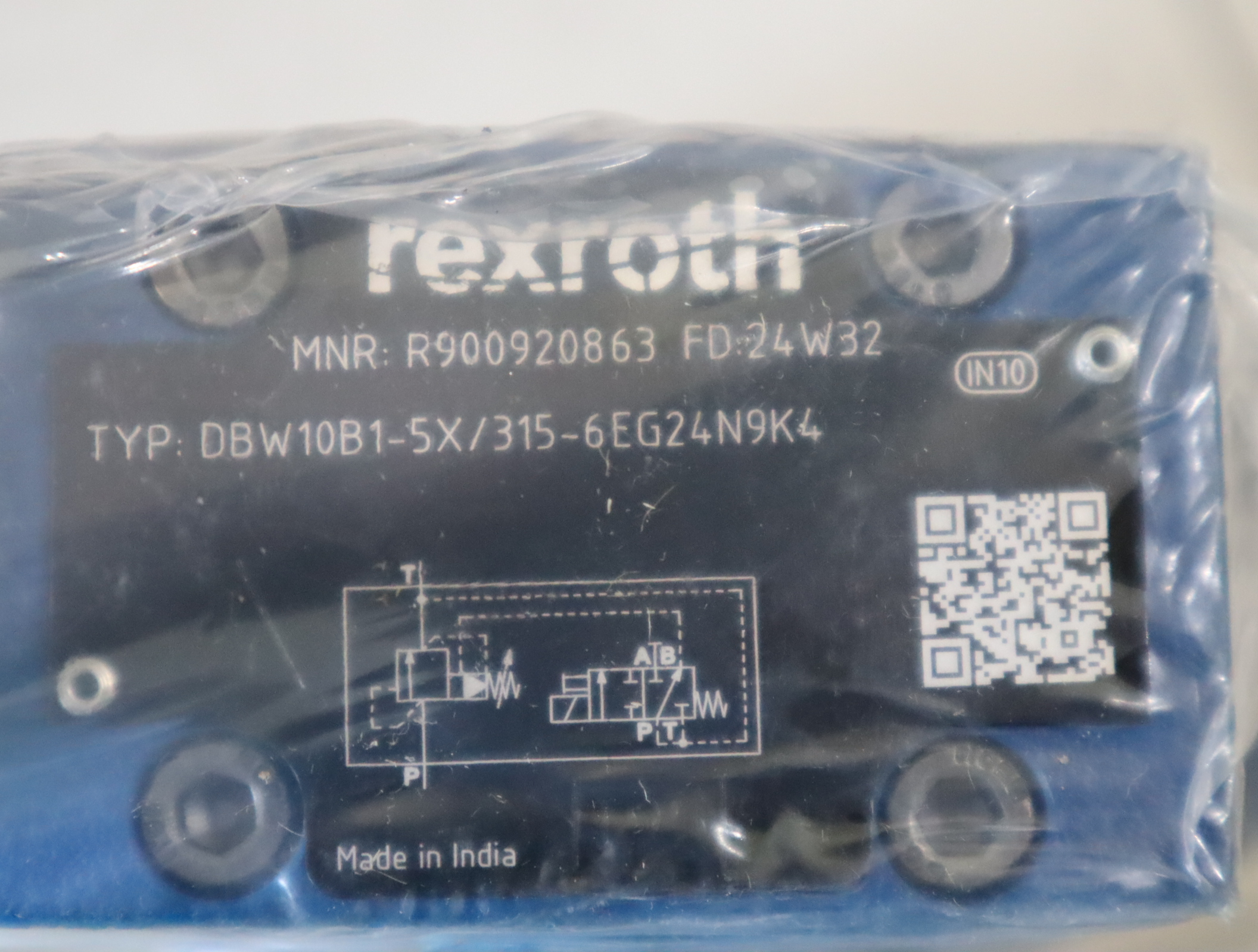 DBW10B1-5X/315-6EG24N9K4 R900920863 德国力士乐REXROTH溢流阀