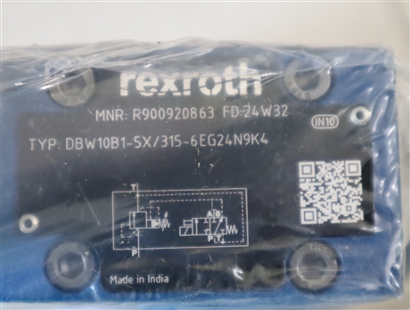DBW10B1-52/315-6EG24N9K4 R900920863 德国力士乐REXROTH溢流阀