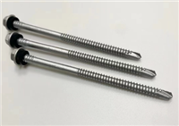 涂层 台湾 BI-METAL 六角 钻尾自攻螺丝 5.5系列1500H槽钢 屋面