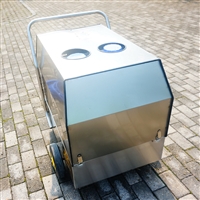 工厂地面清洗 重油污清洗机  闯王CWD18A蒸汽清洗机厂家