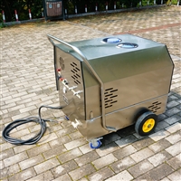 干湿可调 闯王18KW手推式蒸汽机  停车场洗车设备
