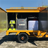 移动清洗机  闯王CWR09B移动燃气蒸汽机厂家