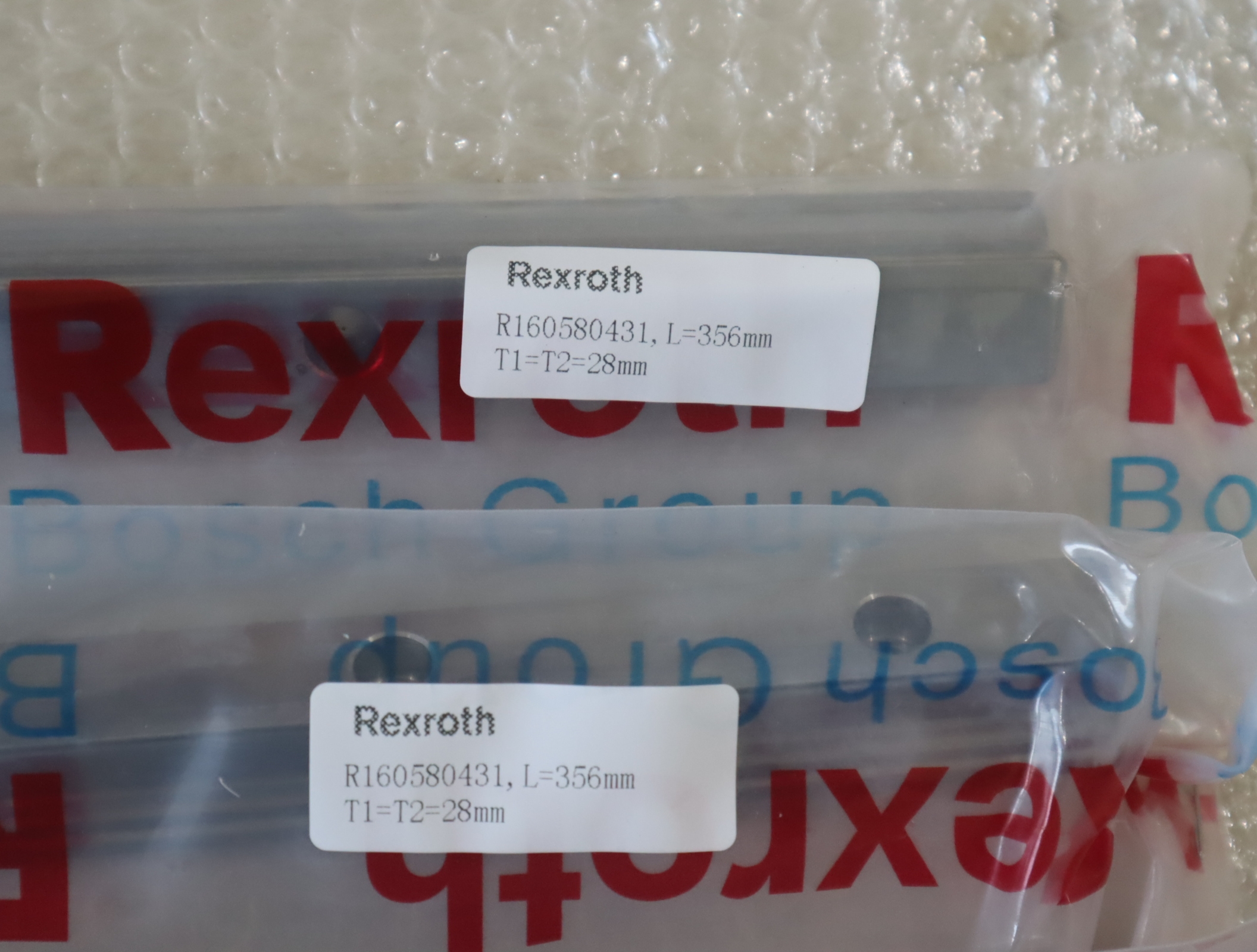 R160580431 L 356MM T1 T2 28M 德国力士乐REXROTH滑块导轨