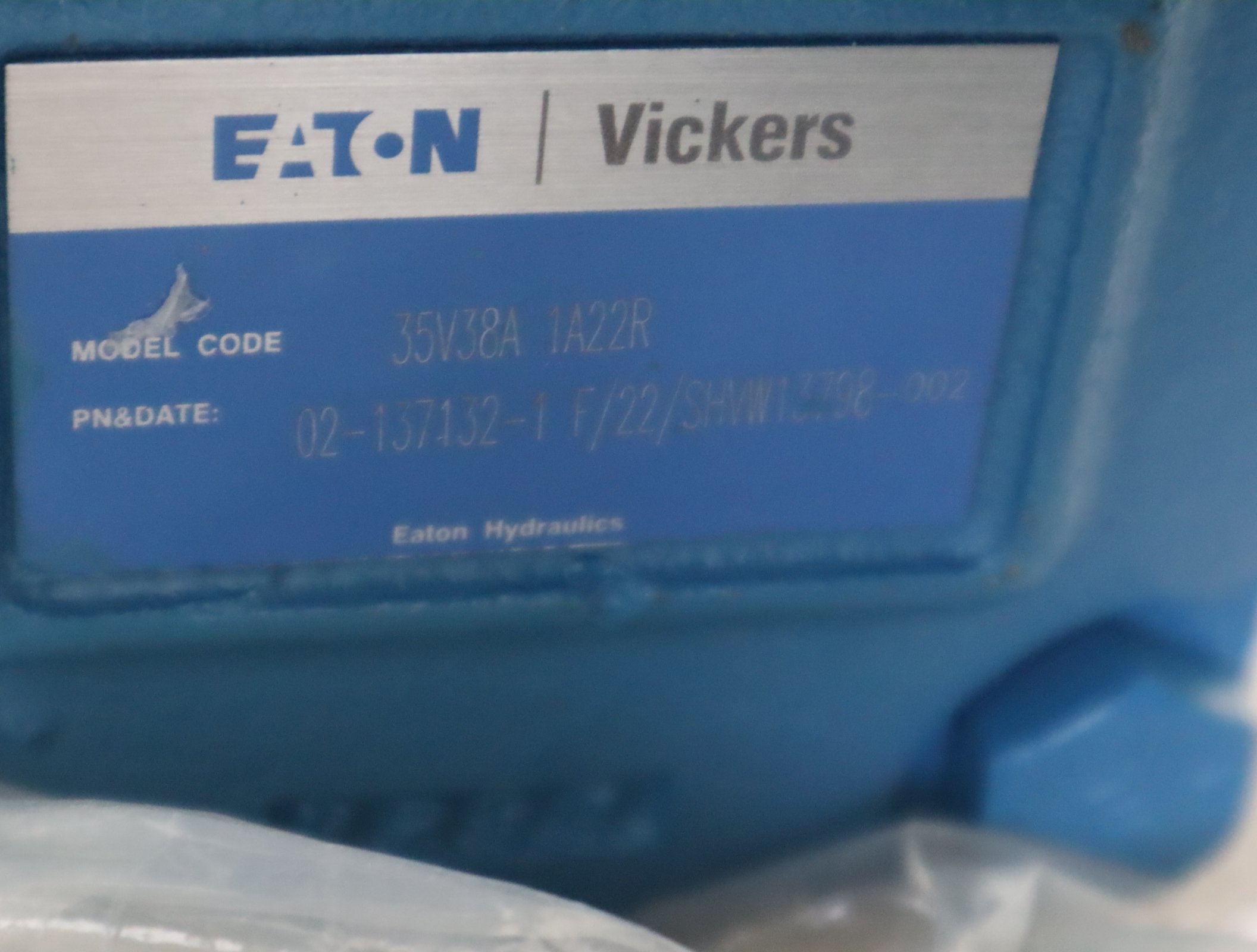 35V38A1A22R 02-137132-1 叶片泵DANFOSS丹佛斯威格士VICKERS