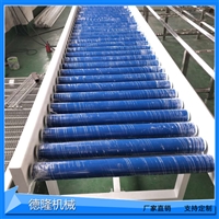 滚筒输送流水线包胶滚筒输送机