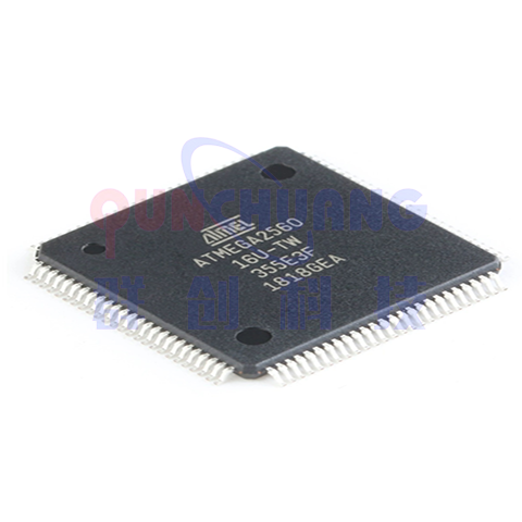 ATMEGA2560-16AU 8位MCU单片机 MICROCHIP LQFP100 新批次 长期供应