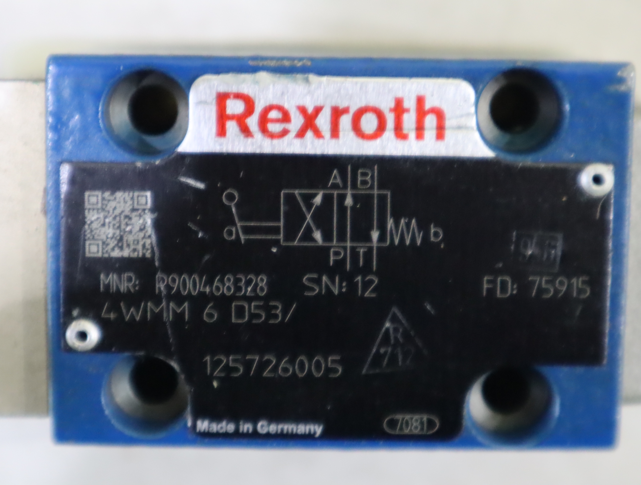 4WMM6D53/ 4WMM6D52/ 4WMM6D5X/ R900468328 力士乐REXROTH手动阀