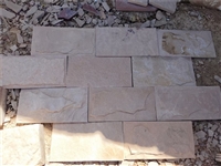  室内设计 白色蘑菇石构造 户外白石英文化石 白砂岩碎拼