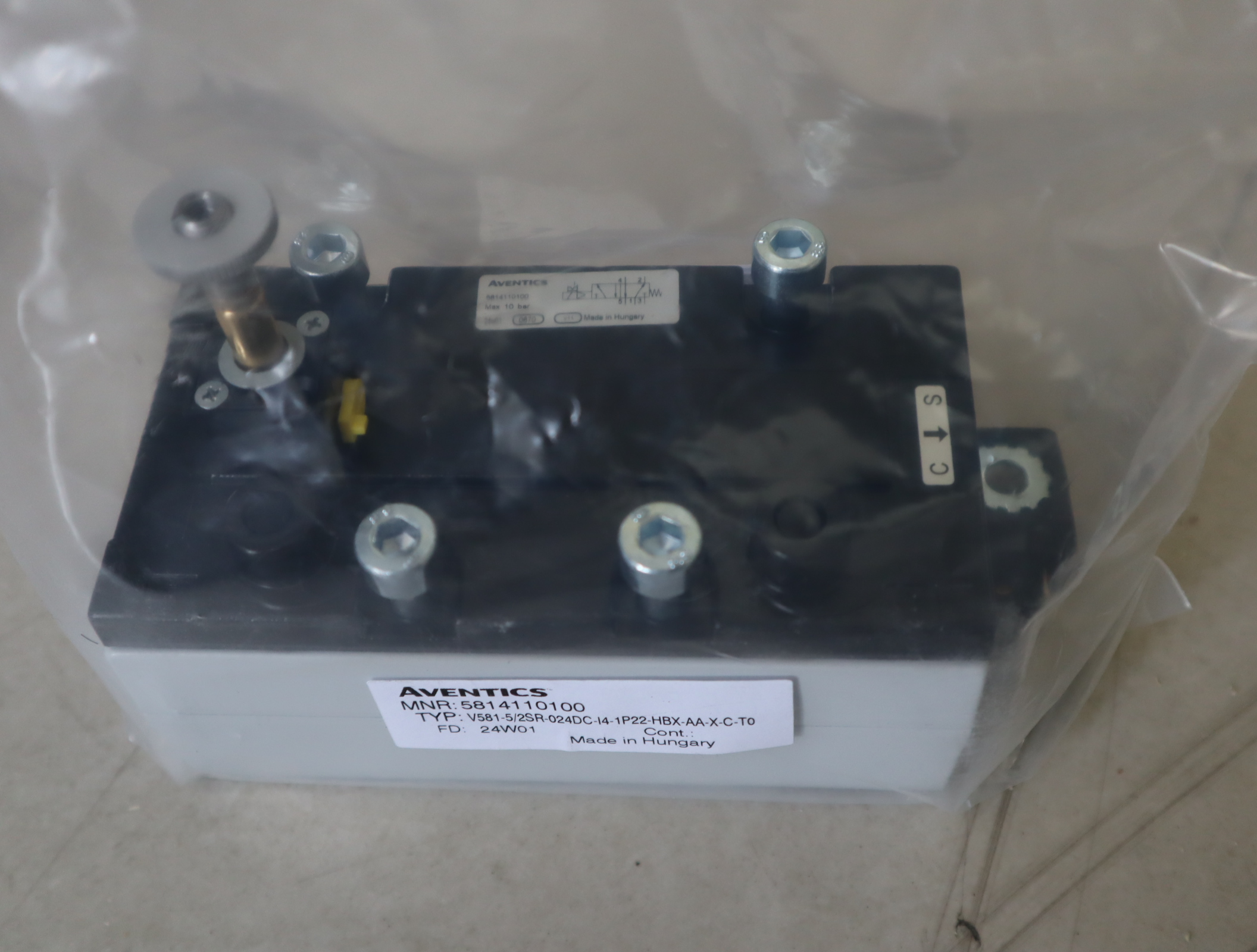 5814110100 V581-5/2SR-024DC 安沃驰AVENTICS 气缸气动阀气动元件