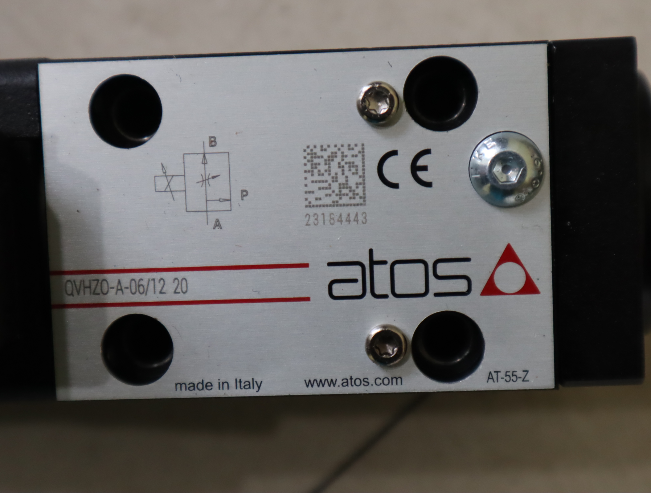 QVHZO-A-06/12 20 意大利阿托斯ATOS比例阀