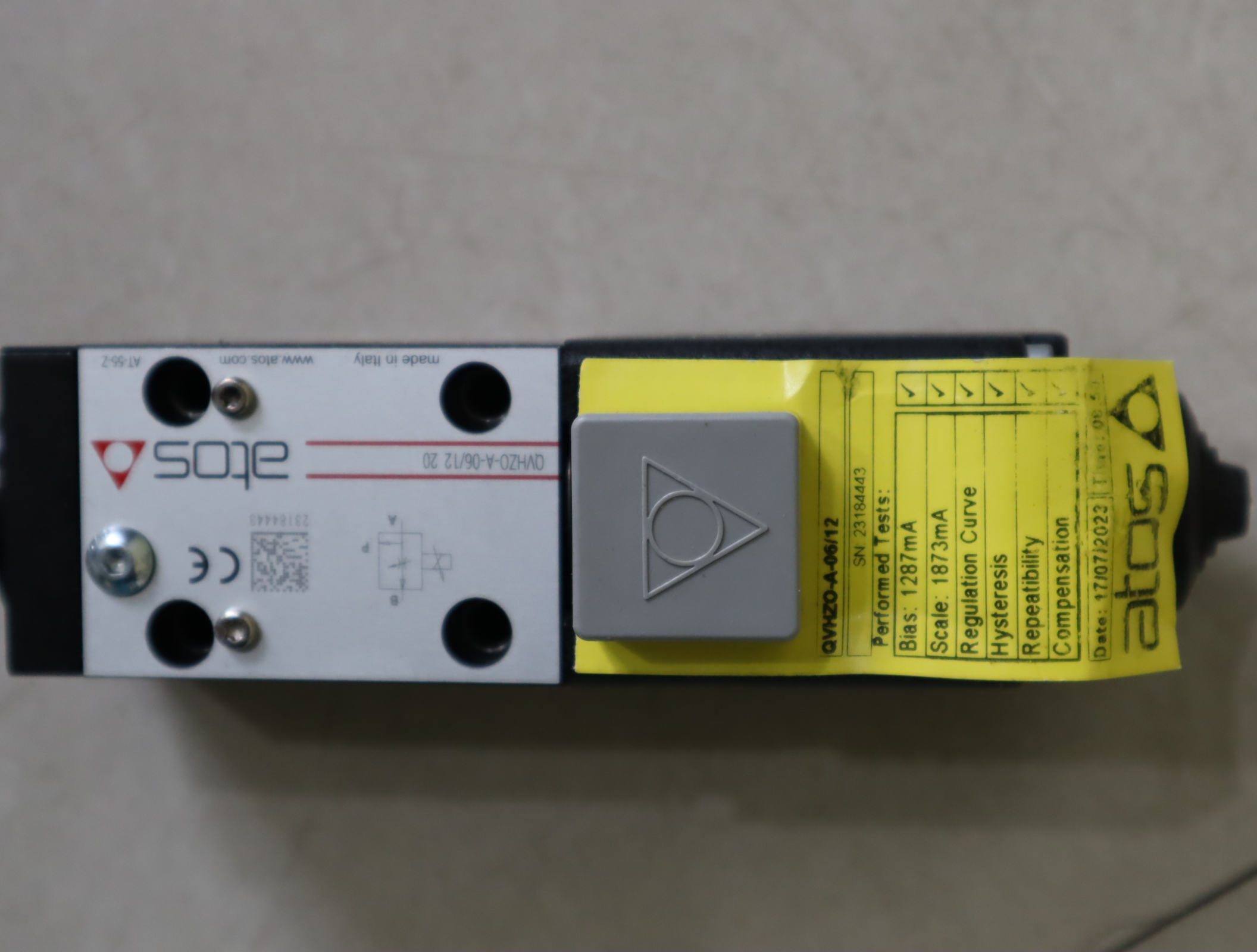 QVHZO-A-06/12 20 意大利阿托斯ATOS比例阀