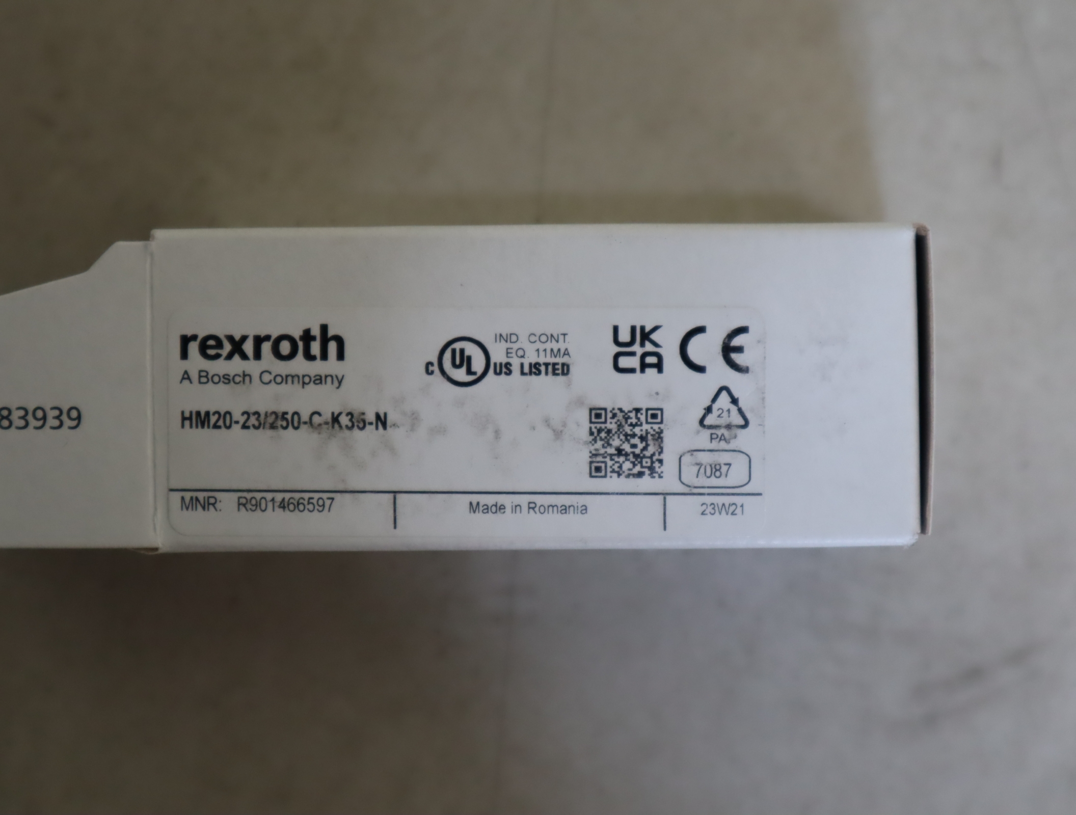 HM20-22/250-C-K35-N R901466597 德国力士乐REXROTH压力传感器
