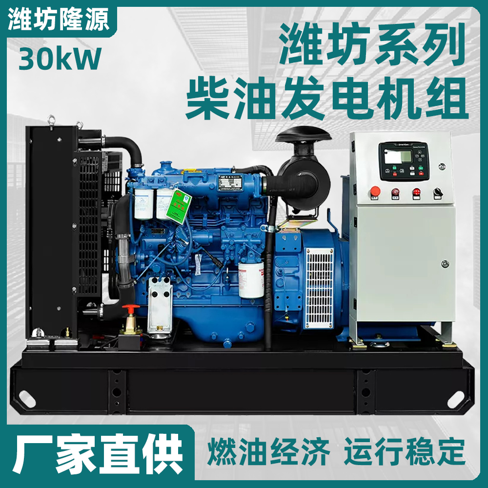 30KW里卡多系列 柴油发电机组 全铜无刷电机 厂家直供 货量充足