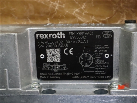 4WREE6W32-3X/V/24A1 R901496432 力士乐REXROTH比例阀
