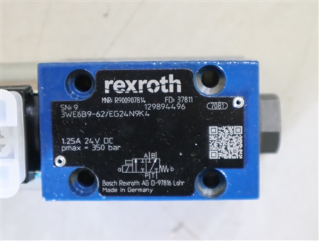 3WE6B9-6X/EG24N9K4 R900907814 德国力士乐REXROTH电磁阀